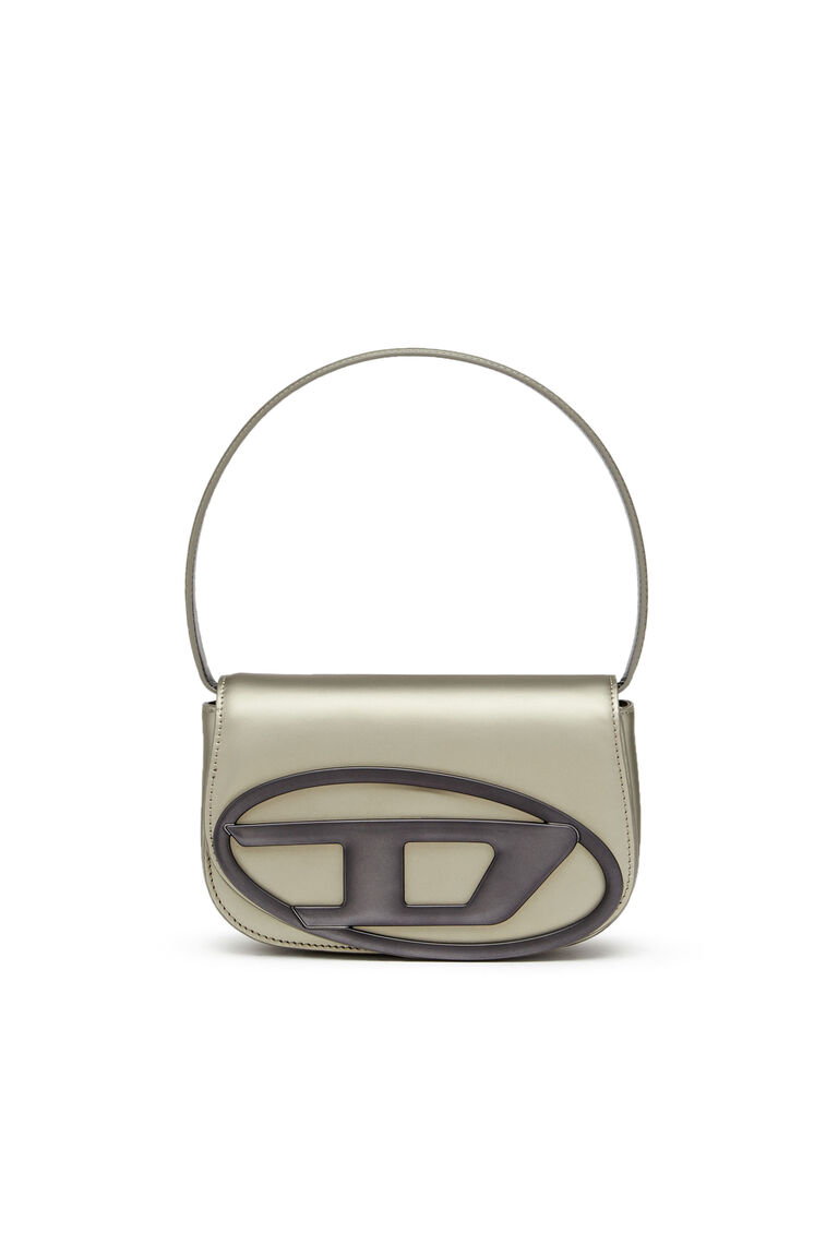 1DR Woman: Shoulder bag in mirror leather | Diesel 8059038199943