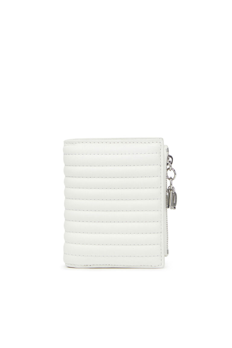 Women's Small wallet in quilted leather | BI-FOLD ZIP Diesel 8059038356476