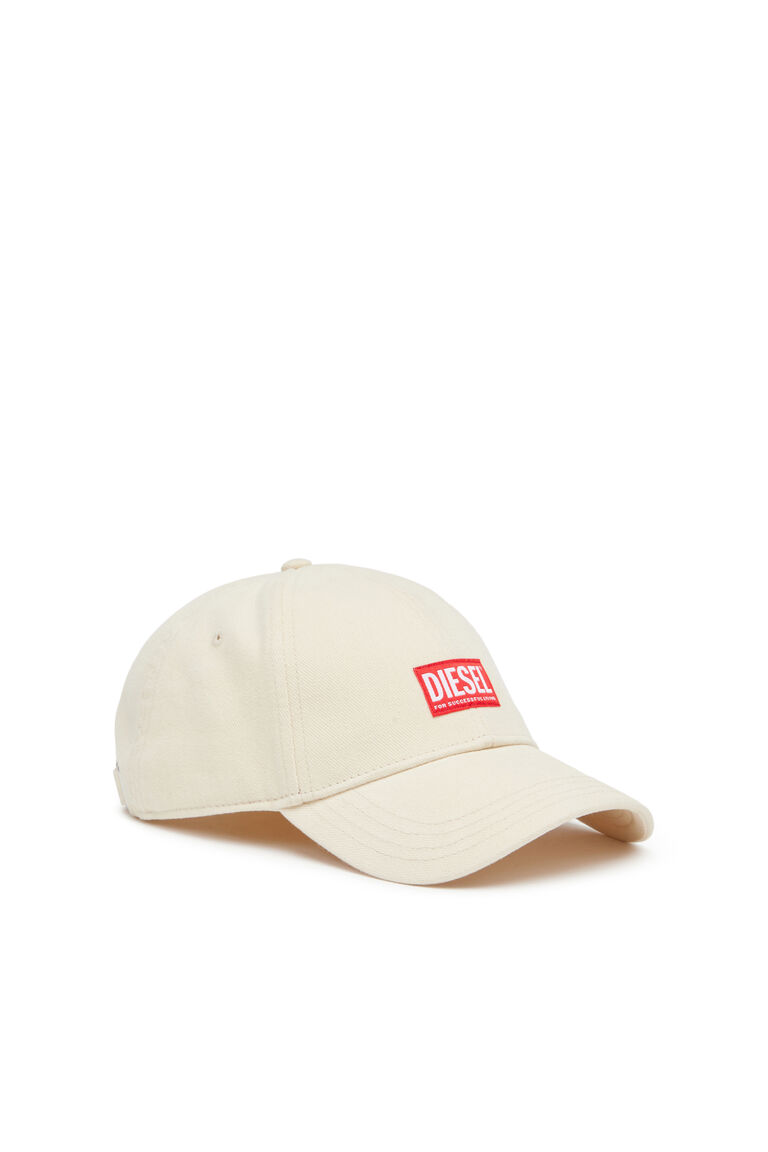Men's Baseball cap with logo patch | CORRY-JACQ-WASH Diesel A113600BLAA